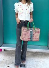 Load image into Gallery viewer, Brookie Coffee red print weekender