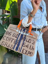 Load image into Gallery viewer, Brookie Coffee blue stripe