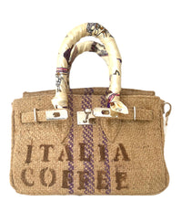 Load image into Gallery viewer, Cabana violet medium Italia coffee bag