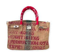 Load image into Gallery viewer, Brookie Coffee red print weekender